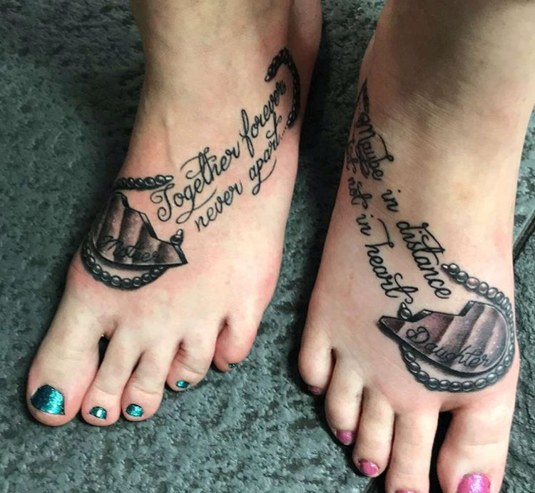 ハート ペアタトゥー