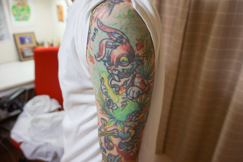 増田太輝さんの腕のタトゥー