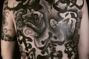 漢字の刺青