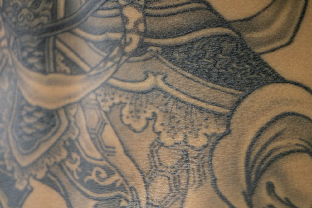 毘沙門天の刺青・タトゥー｜背中の和彫り